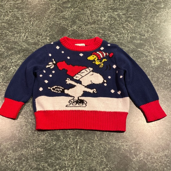 Peanuts | Shirts & Tops | Peanuts Snoopy Woodstock Christmas Sweater ...